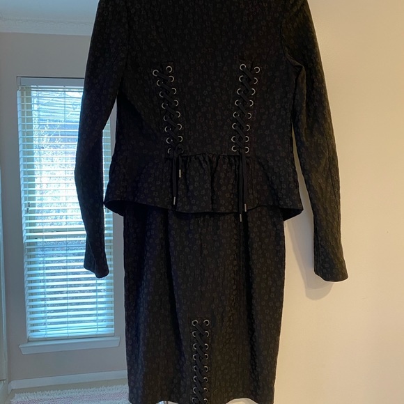 Vintage Betsey Johnson Black Daisy Suit - Picture 4 of 14